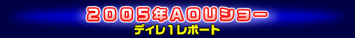 ２００５年ＡＯＵショー ディレ１レポート