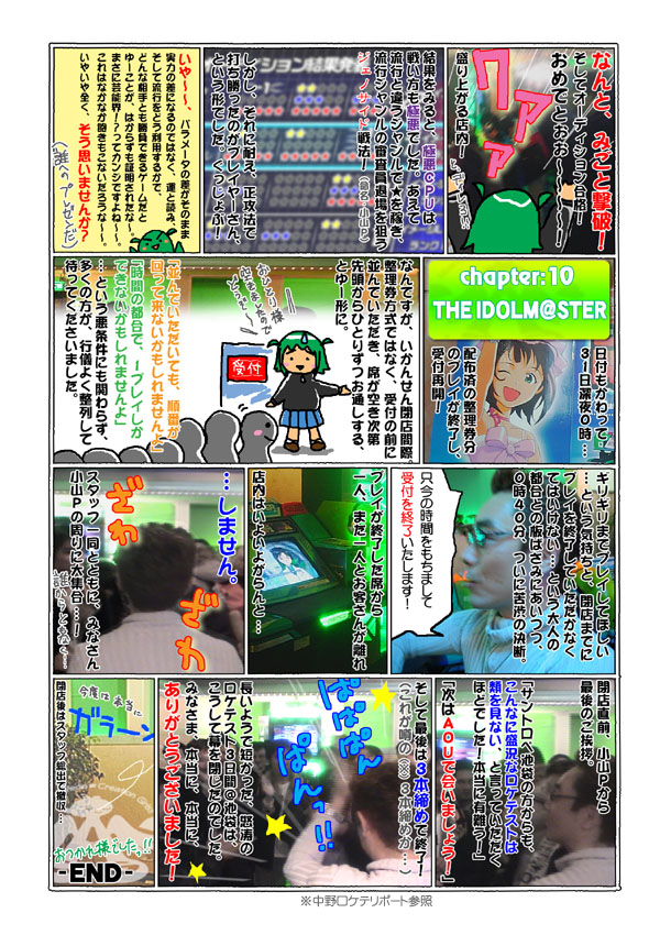 ディレ3による第2回ロケテストリポート池袋編(マンガ形式)