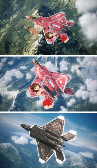 F-22A Raptor、THE IDOLMASTER「天海春香」カラー