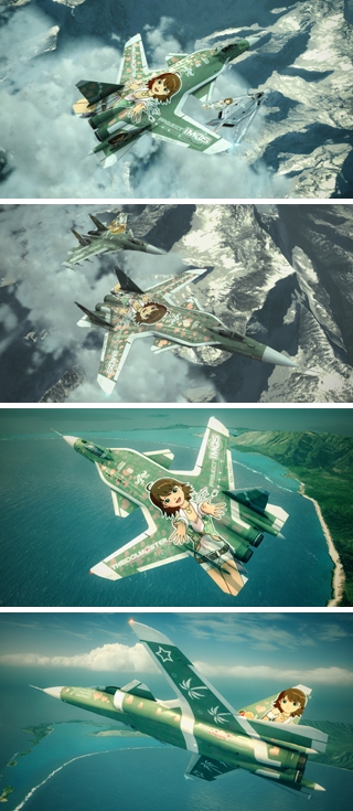 Su-47 Berkut THE IDOLMASTER「覚醒 星井美希」カラー
